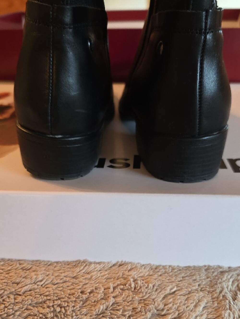 Hush Puppies Black Knee-High Riding Boots - Picture 5 of 11